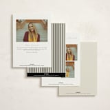 "Commence" - Graduation Announcements in Tuxedo by Megan Davis - Back of Card Options