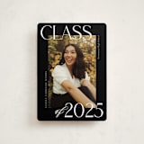 "Scholarly Surround" - Graduation Announcements in Licorice by Jessica Williams - Front
