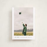 "Subtle" - Graduation Announcements in Silk by Adelyn T. - Front