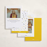 "the modernist" - Graduation Announcements in Eggshell by Benita Crandall - Back of Card Options