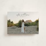 "high script" - Graduation Announcements in Onyx by Eric Ransom - Front