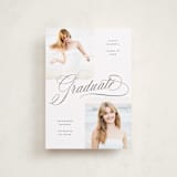 "Ebb and Flow" - Graduation Announcements in Cloud by Hooray Creative - Front