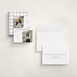 "Rounded Double" - Graduation Announcements in Cotton by Carolyn MacLaren - Assembled