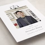 "Scales of Justice" - Graduation Announcements in Ink by Hudson meet Rose - Detail