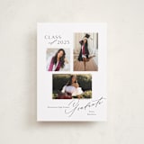 "Aspire" - Graduation Announcements in Cotton by Melanie Kosuge - Front