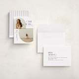 "Geo Duo" - Graduation Announcements in Snow by Pixel and Hank - Assembled