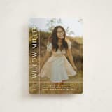 "Grids" - Graduation Announcements in Blush by Lauren Chism - Front