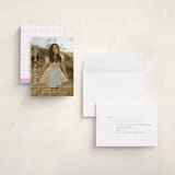 "Grids" - Graduation Announcements in Blush by Lauren Chism - Assembled