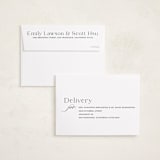 "Classical Grad" - Graduation Announcements in Blanco by Megan Davis - FREE Recipient Addressing