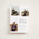 "Doctor in the House" - Graduation Announcements in Domino by Corinne Malesic - Front