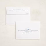 "Grad Duo" - Graduation Announcements in Sky by Ana Sharpe - FREE Recipient Addressing