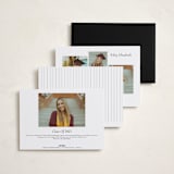 "Divided" - Graduation Announcements in Snow by Meggy Masters - Back of Card Options