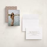 "Pillar" - Graduation Announcements in Snow by Owl and Toad - Assembled