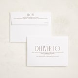 "Pillar" - Graduation Announcements in Snow by Owl and Toad - FREE Recipient Addressing