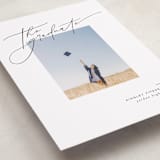 "Scripted Corner" - Graduation Announcements in Cloud by Jackie Crawford - Detail