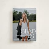 "Broken Border" - Graduation Announcements in Snow by Lauren Chism - Front