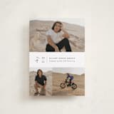 "Grad Trio" - Graduation Announcements in Snow by Nicoletta Savod - Front