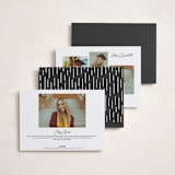 "Counterpoise" - Graduation Announcements in Charcoal by Monika Torun - Back of Card Options