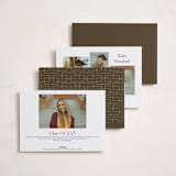 "Simply" - Graduation Announcements in Chocolate by Lisa Assenmacher - Back of Card Options