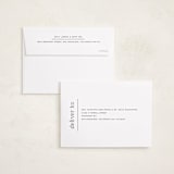 "Margins" - Graduation Announcements in Onyx by Pixel and Hank - FREE Recipient Addressing