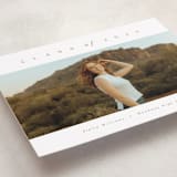 "Bright Horizon" - Graduation Announcements in Fawn by AK Graphics - Detail