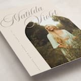 "Modern Curves" - Graduation Announcements in Almond by Morgan Kendall - Detail