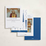 "Tassled" - Graduation Announcements in Cobalt by Ashlee Townsend - Back of Card Options