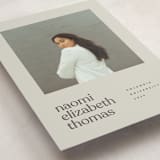 "Minimal Modern" - Graduation Announcements in Sand by JoAnn Jinks - Detail