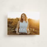 "Next Adventure" - Graduation Announcements in Snow by Yaling Hou Suzuki - Front