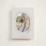 "Etna" - Graduation Announcements in Latte by Blustery August - Front