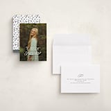 "Chic Name" - Graduation Announcements in Cloud by Carolyn MacLaren - Assembled