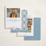 "Modern Year" - Graduation Announcements in Lake by Kelly Watkins - Back of Card Options