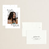 "Tassel turned, diploma earned" - Graduation Announcements in Noir by Abbigail Lim - Assembled