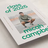 "School Color Duo" - Graduation Announcements in Grass by Jackie Crawford - Detail