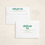 "School Color Duo" - Graduation Announcements in Grass by Jackie Crawford - FREE Recipient Addressing