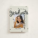 "Marker" - Graduation Announcements in Onyx by Stacey Day - Front