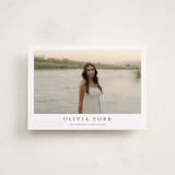 "archive" - Graduation Announcements in Snow by Sarah Curry - Front