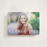 "Timeless Grad" - Graduation Announcements in Pebble by Katy Shen - Front