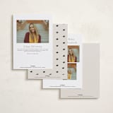 "Vision" - Graduation Announcements in Ivory by Pixel and Hank - Back of Card Options