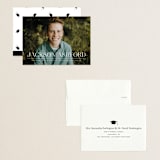 "Classy Stack" - Graduation Announcements in Limestone by Erica Krystek - Assembled