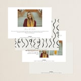 "swirl" - Graduation Announcements in Ash by Kelly Watkins - Back of Card Options