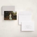 "fortified" - Graduation Announcements in Snow by Sarah Curry - Assembled