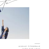 "Scripted Corner" - Graduation Announcements in Cloud by Jackie Crawford - Detail