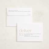 "chic five" - Graduation Announcements in Marigold by Carolyn Nicks - FREE Recipient Addressing