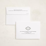 "Ivy Grad" - Graduation Announcements in Linen by Paper Sun Studio - FREE Recipient Addressing