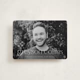"Understated" - Graduation Announcements in Salt by Ekko Studio - Front