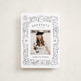 "Dream Big Grad" - Graduation Announcements in Snow by Stephanie Hawkes - Front