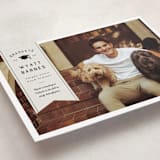"grad ribbon" - Graduation Announcements in Taupe by Sarah Curry - Detail