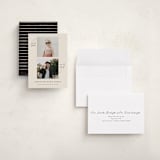 "Simple Timeline" - Graduation Announcements in Classic Black by Ashley DeMeyere - Assembled
