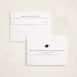 "Collegiate" - Graduation Announcements in Onyx by Benita Crandall - FREE Recipient Addressing